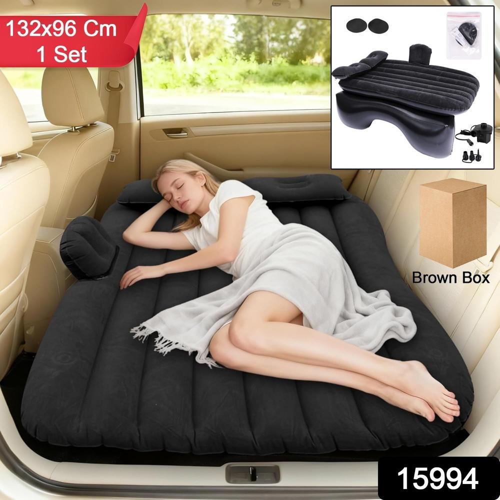 Inflatable Car Air Mattress Bed (132, 96 cm, 1 Set)