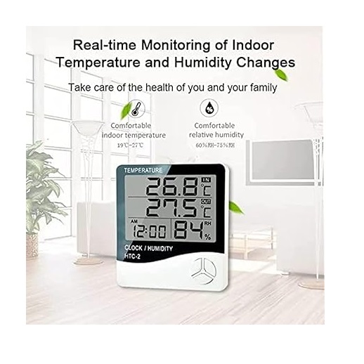 True Sense Digital Thermo Hygrometer, HTC-2