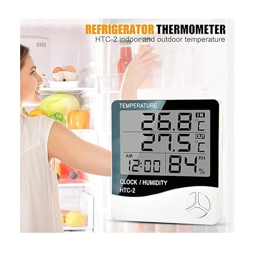 True Sense Digital Thermo Hygrometer, HTC-2