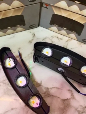 3+3 6w led updown light