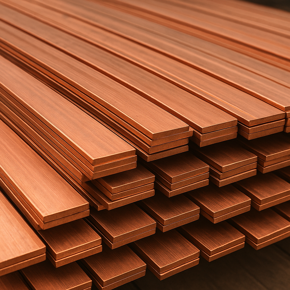 80x12 Mm Industrial Copper Busbar - Grade: Various Grades Available