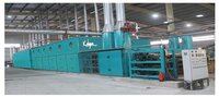 Veneer Dryer 8 Section 4 Decks - Mild Steel, 38000x5000x6000 Mm, Industrial Grey/blue | Plc Control, Alternate Heating Zones, 85%-95% Moisture Removal