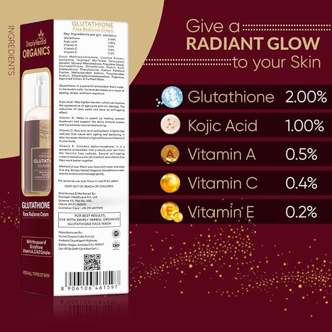 best glutathione cream in india Glutathione Cream 50g, 50 gm main image 1