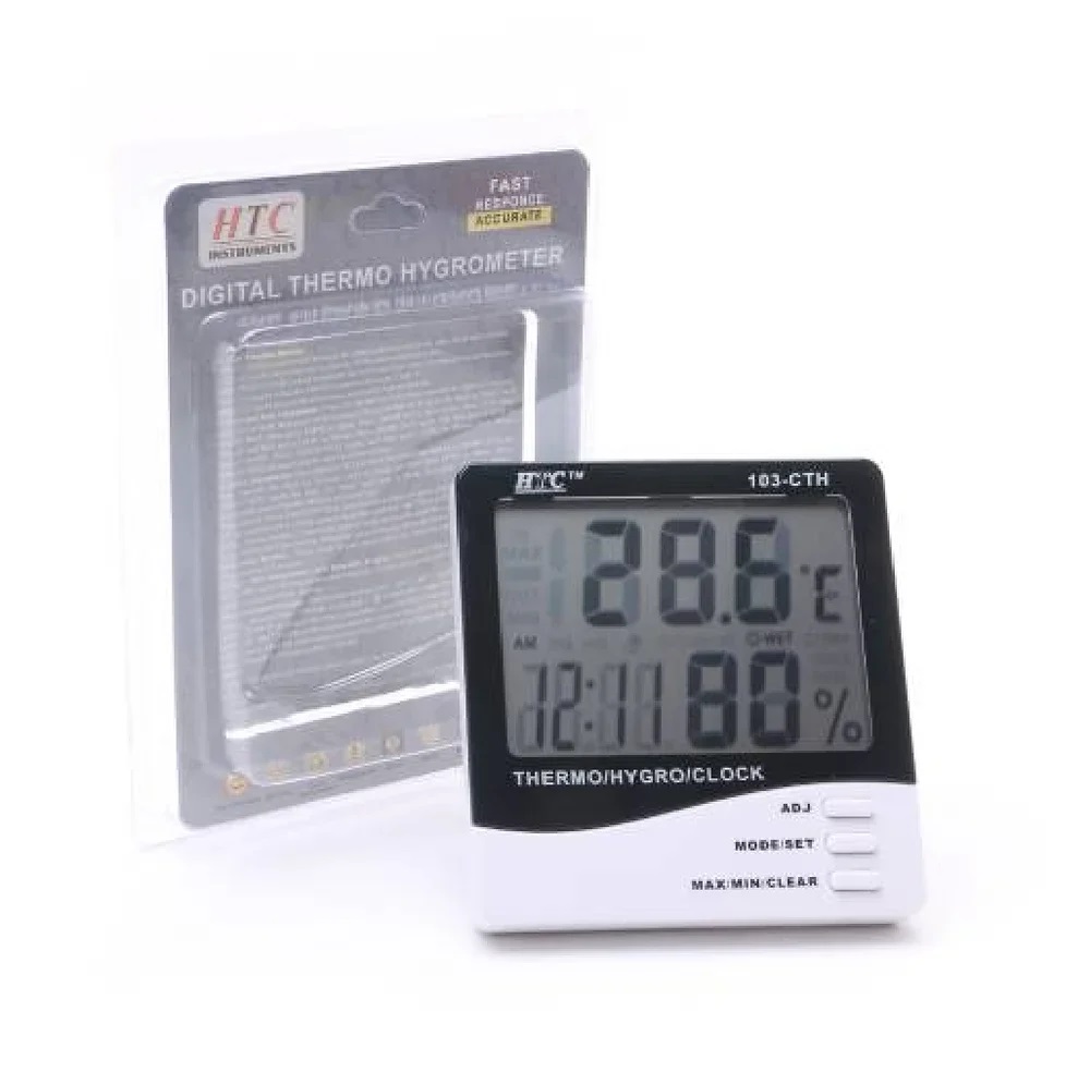 True Sense HTC Digital Indoor Hygrometer Thermometer, 103-CTH