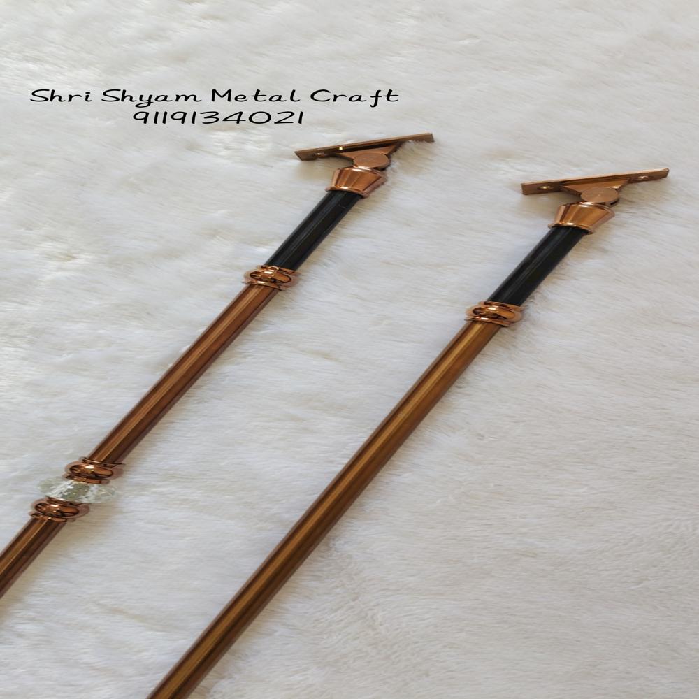 SS pvd coated Baluster crystal Regular rod