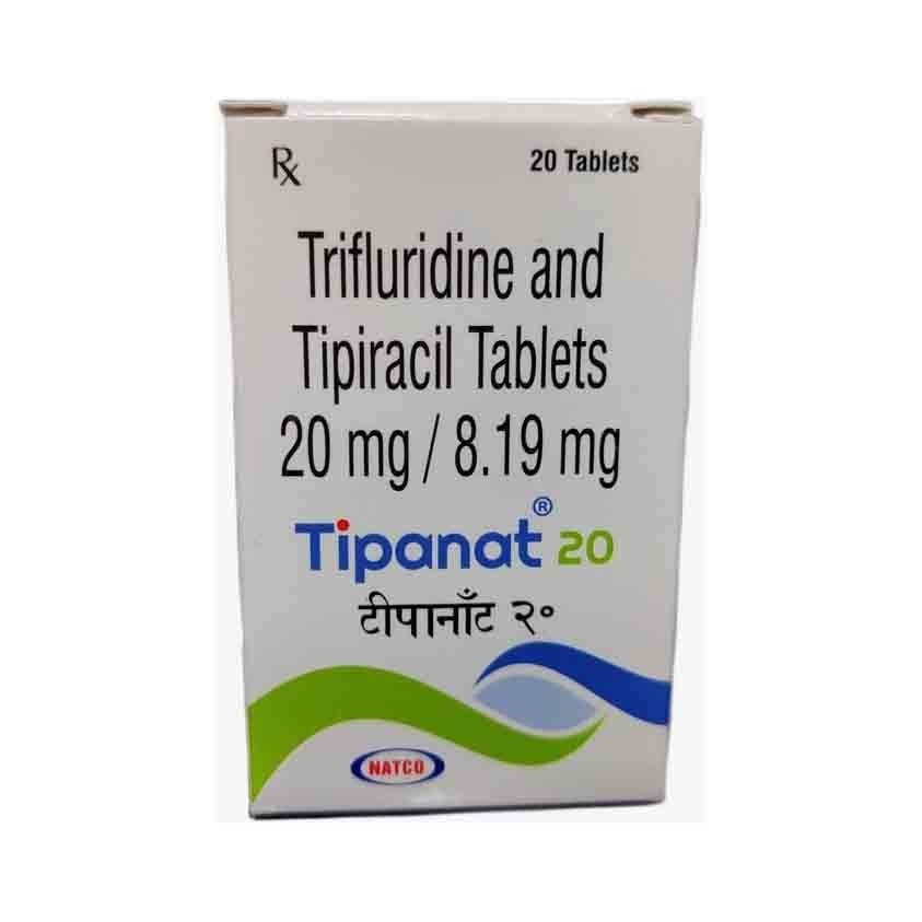 Trifluridine 20 mg & Tipiracil 8.19 mg Tablets