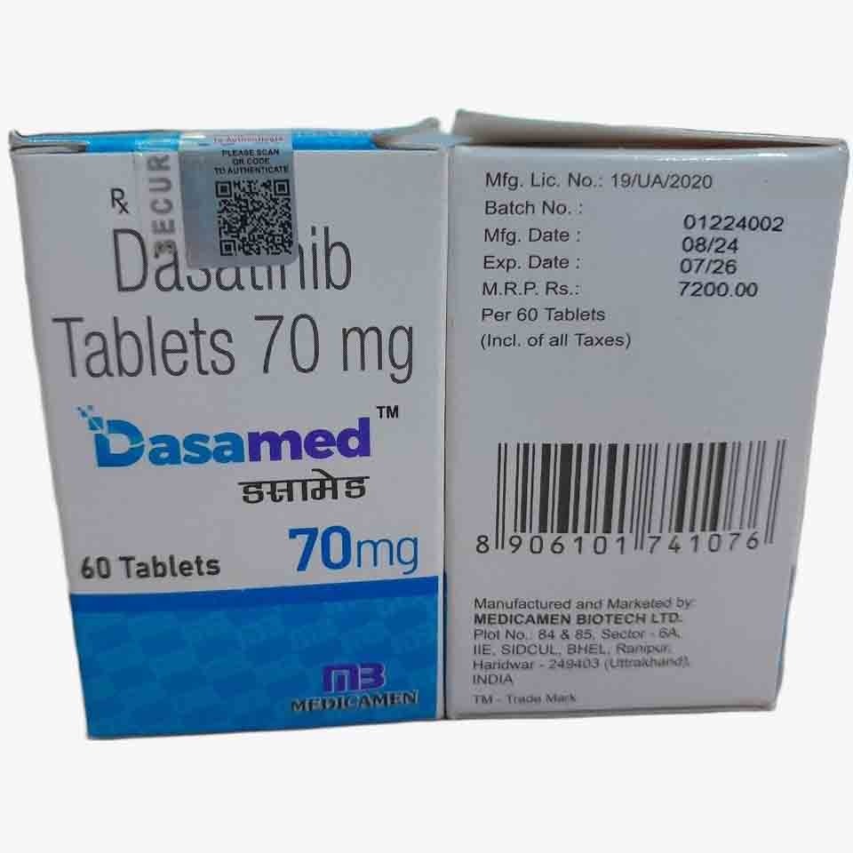 Dasatinib 70 mg Tablets