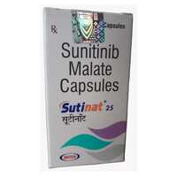 Sunitinib Malate 25mg Capsules - Yellow Hard Gelatin, 28 Capsules | Targeted Oral Anticancer Therapy, Who-gmp Certified