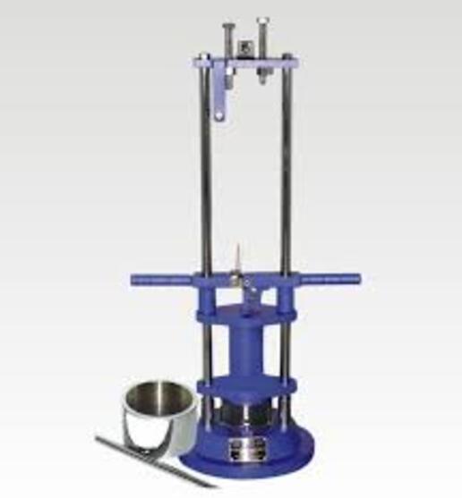 Cast Iron Aggregate Impact Test Apparatus - Cast Iron Base, 30x30x45 Cm, Manual Operation | Is 2386 Compliant, 13.75 Kg Hammer, Anti-corrosive Finish