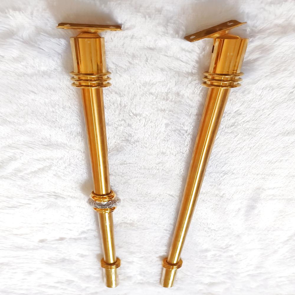 SS pvd coated Baluster 19 mm Aura crystal Ball rod
