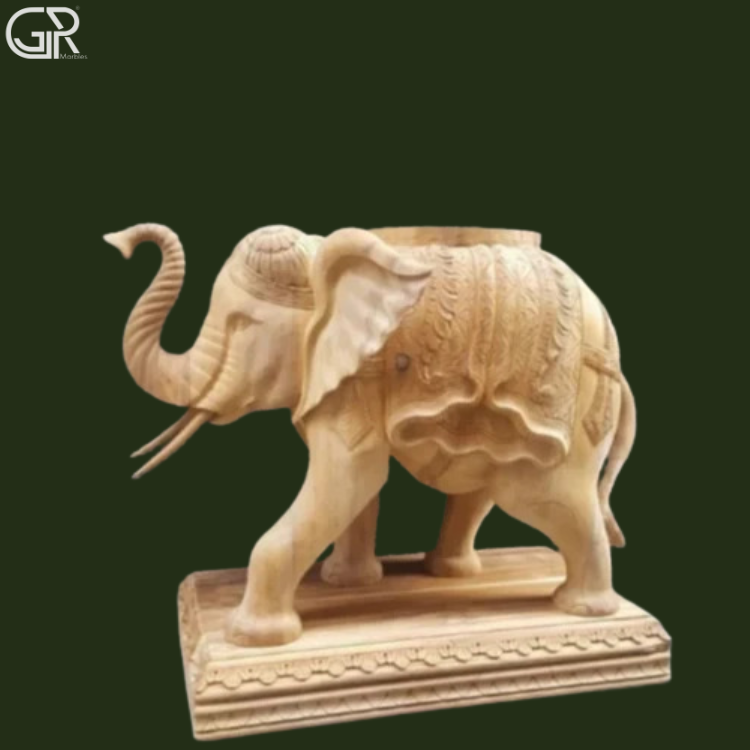 Beige Sandstone Sculpture