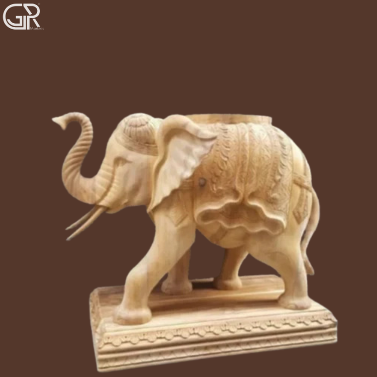Beige Sandstone Sculpture