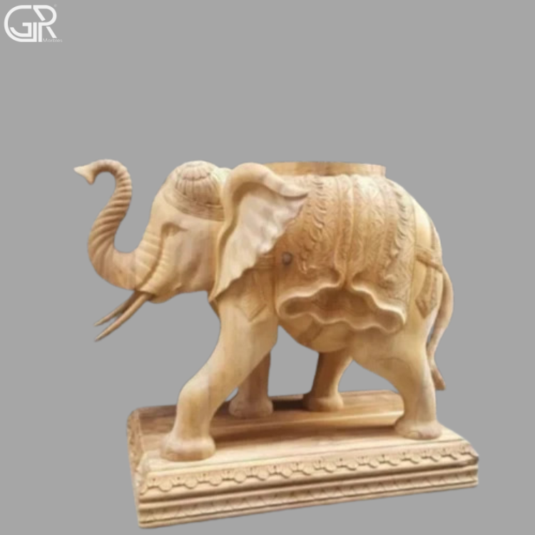 Beige Sandstone Sculpture