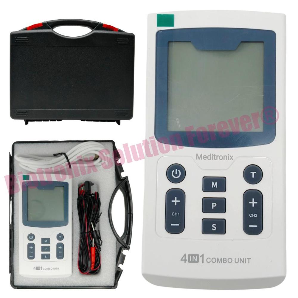 Professional Electrotherapy Combo Machine 4 in 1 Pain Relief Device