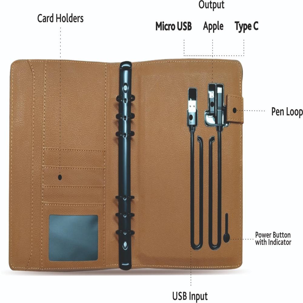  2026440 A-5 Wireless Powerbank Notebook