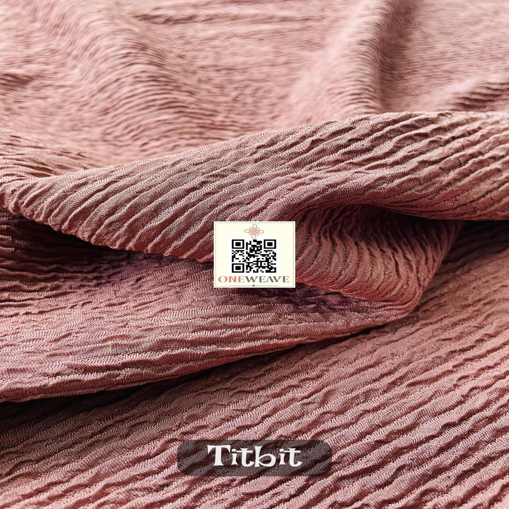 Tit Bit Polyester Lycra Fabric