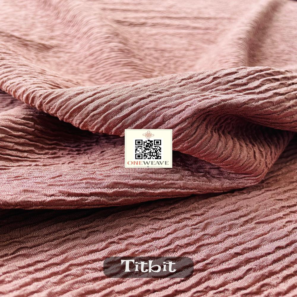 Tit Bit Polyester Lycra Fabric