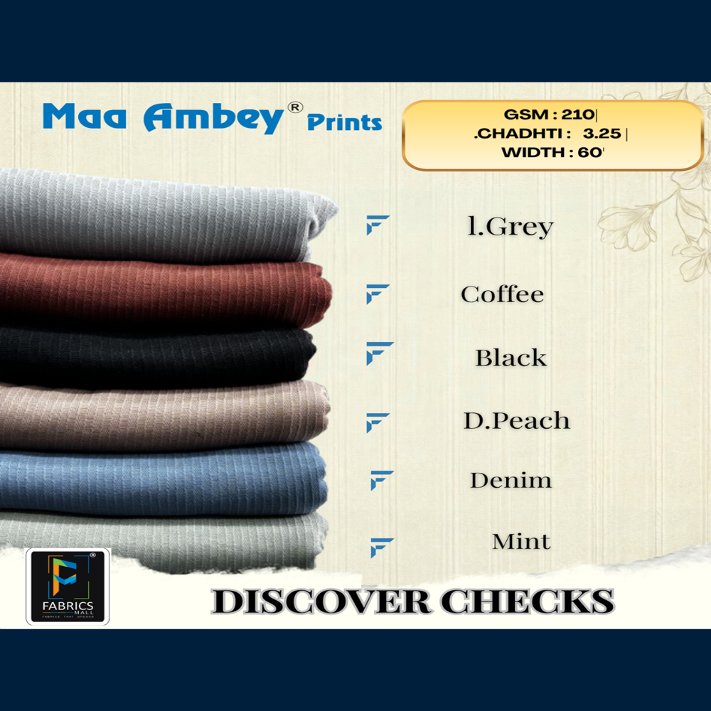 Discover Checks Fabric