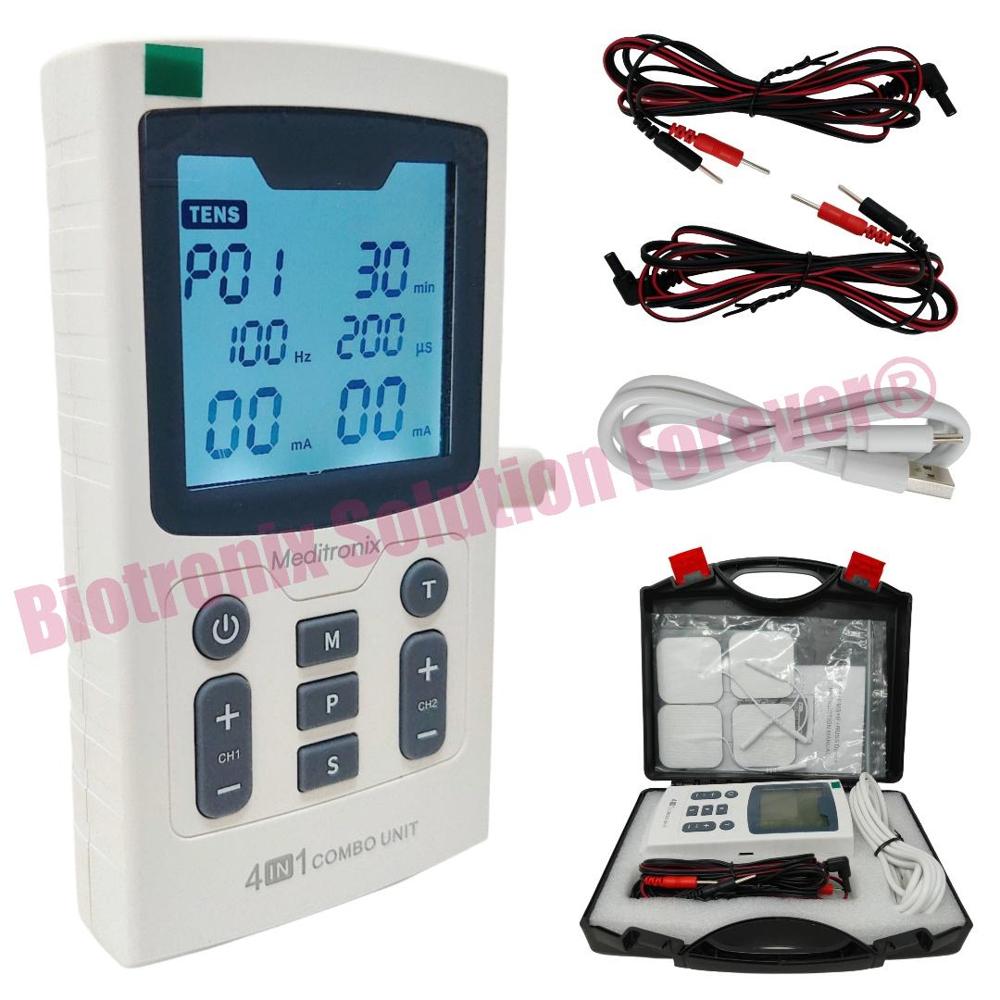 Portable Electrotherapy Combo Unit with Multiple Therapy Modes