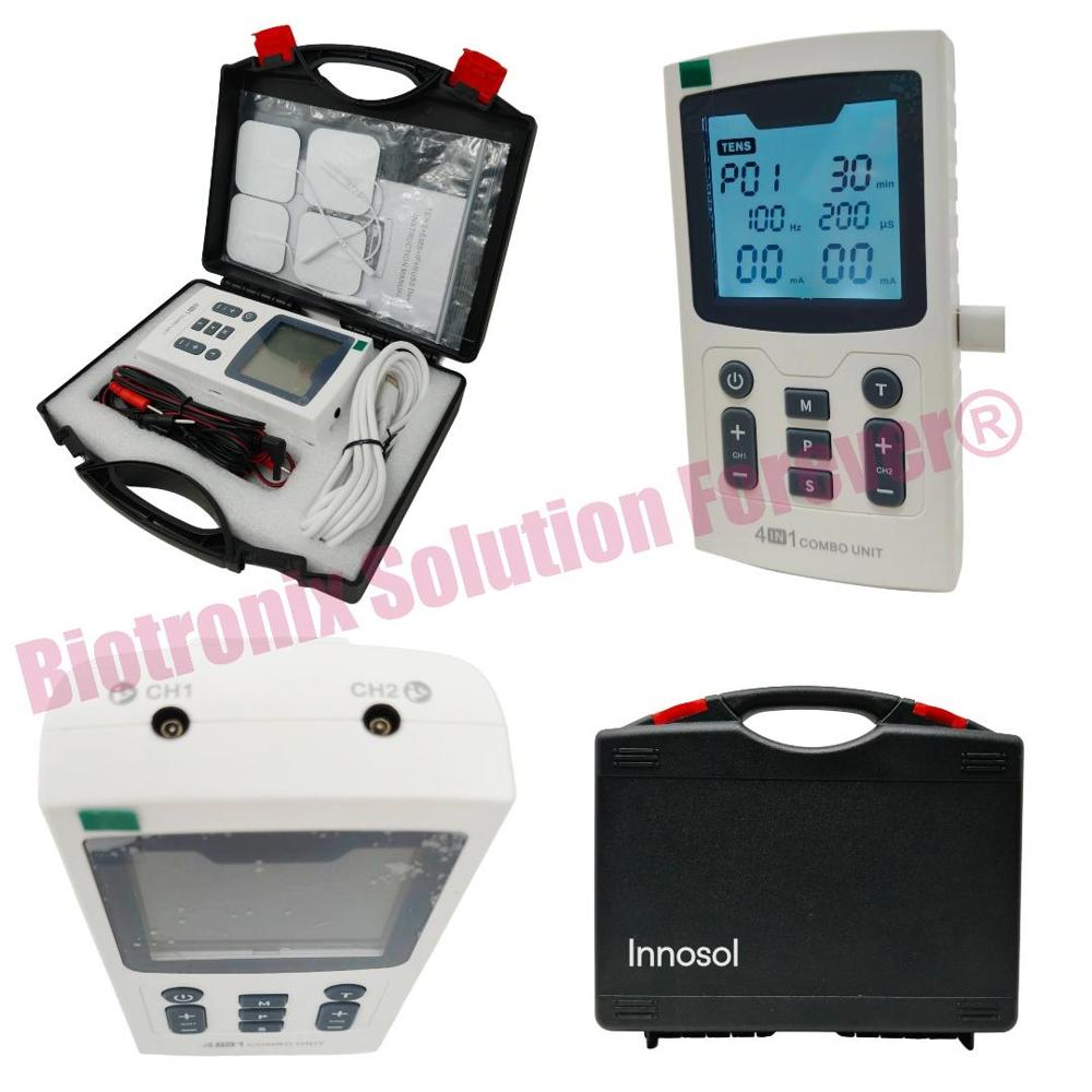Portable Electrotherapy Combo Unit with Multiple Therapy Modes