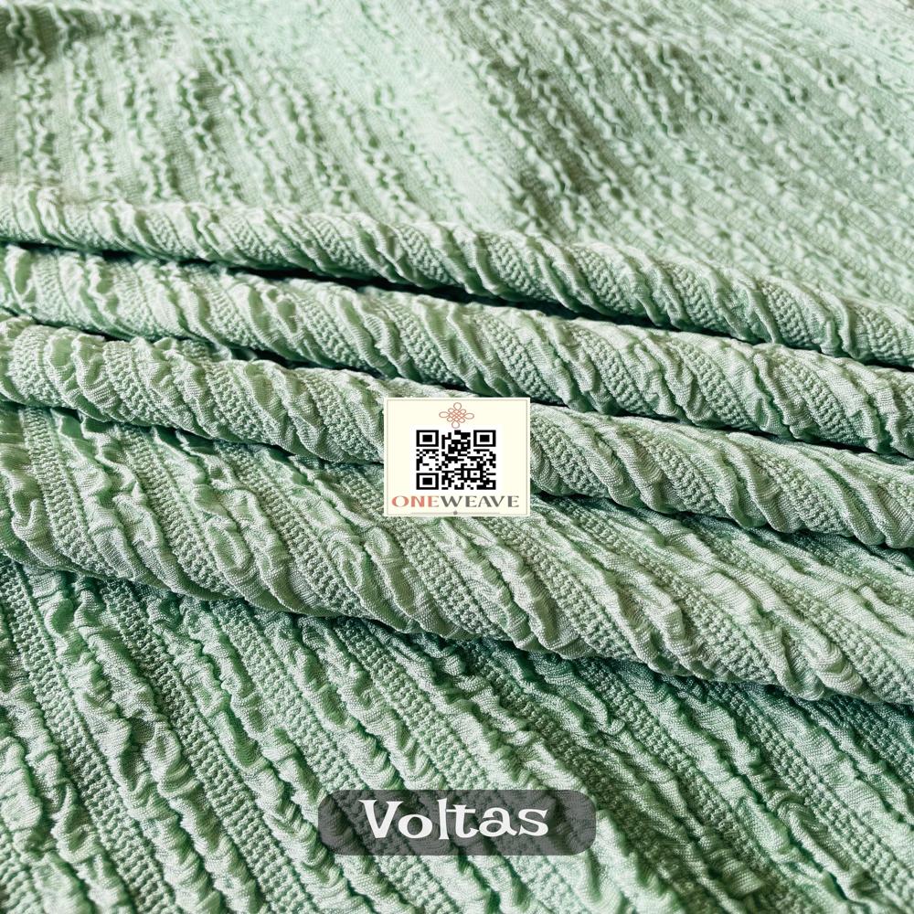 Voltas Polyester Lycra Fabric