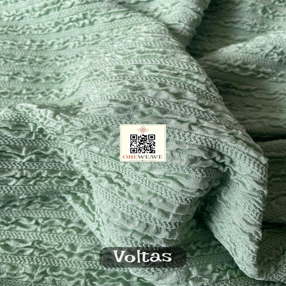 Voltas Polyester Lycra Fabric
