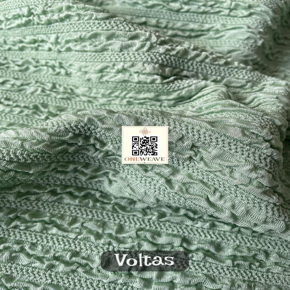 Voltas Polyester Lycra Fabric