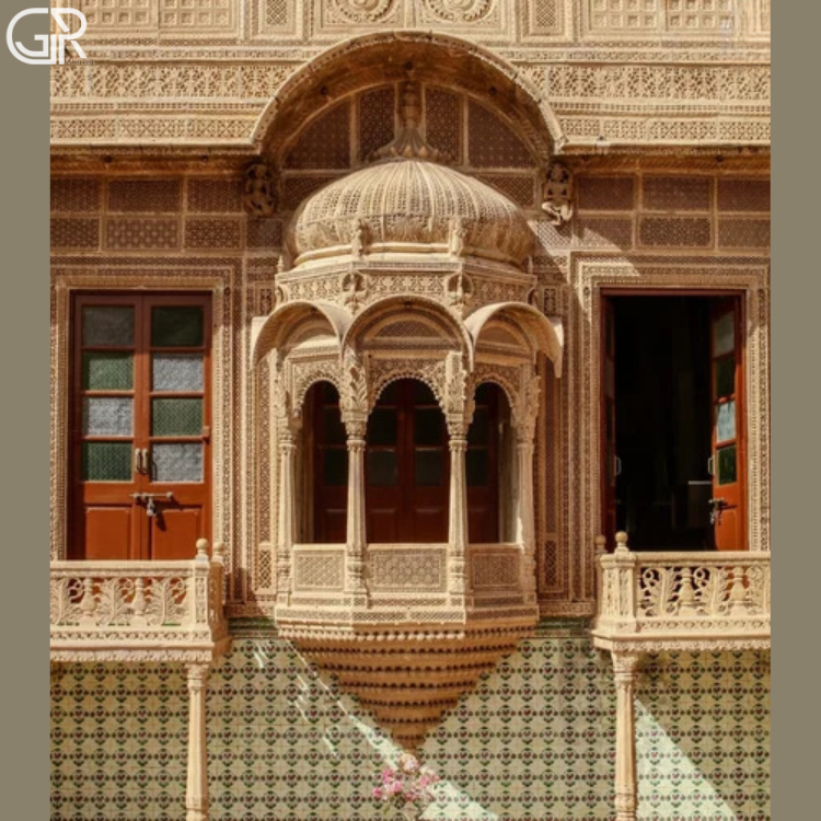 Sandstone Jharokha Work