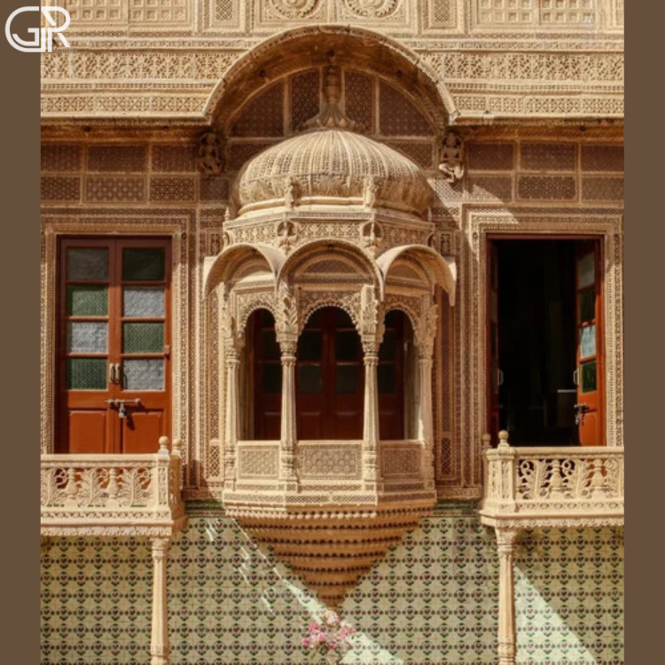 Sandstone Jharokha Work