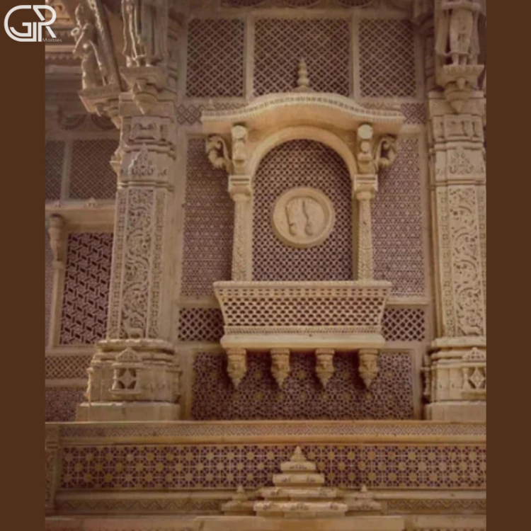 brown Sandstone Jharokha