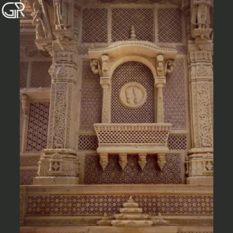 brown Sandstone Jharokha