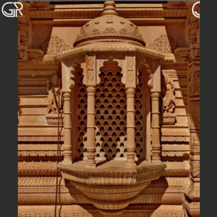 carved Jharokha Sandstone