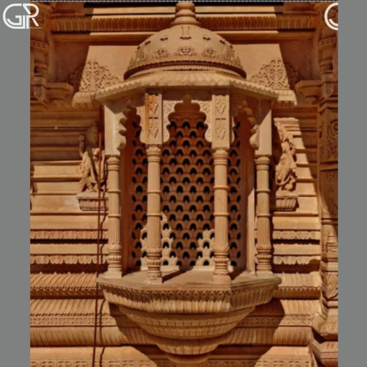 carved Jharokha Sandstone