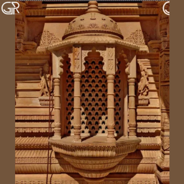 carved Jharokha Sandstone