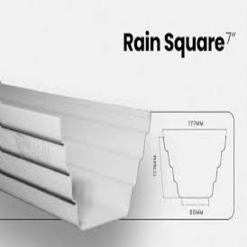 7 Inch Square Rainwater Gutter System