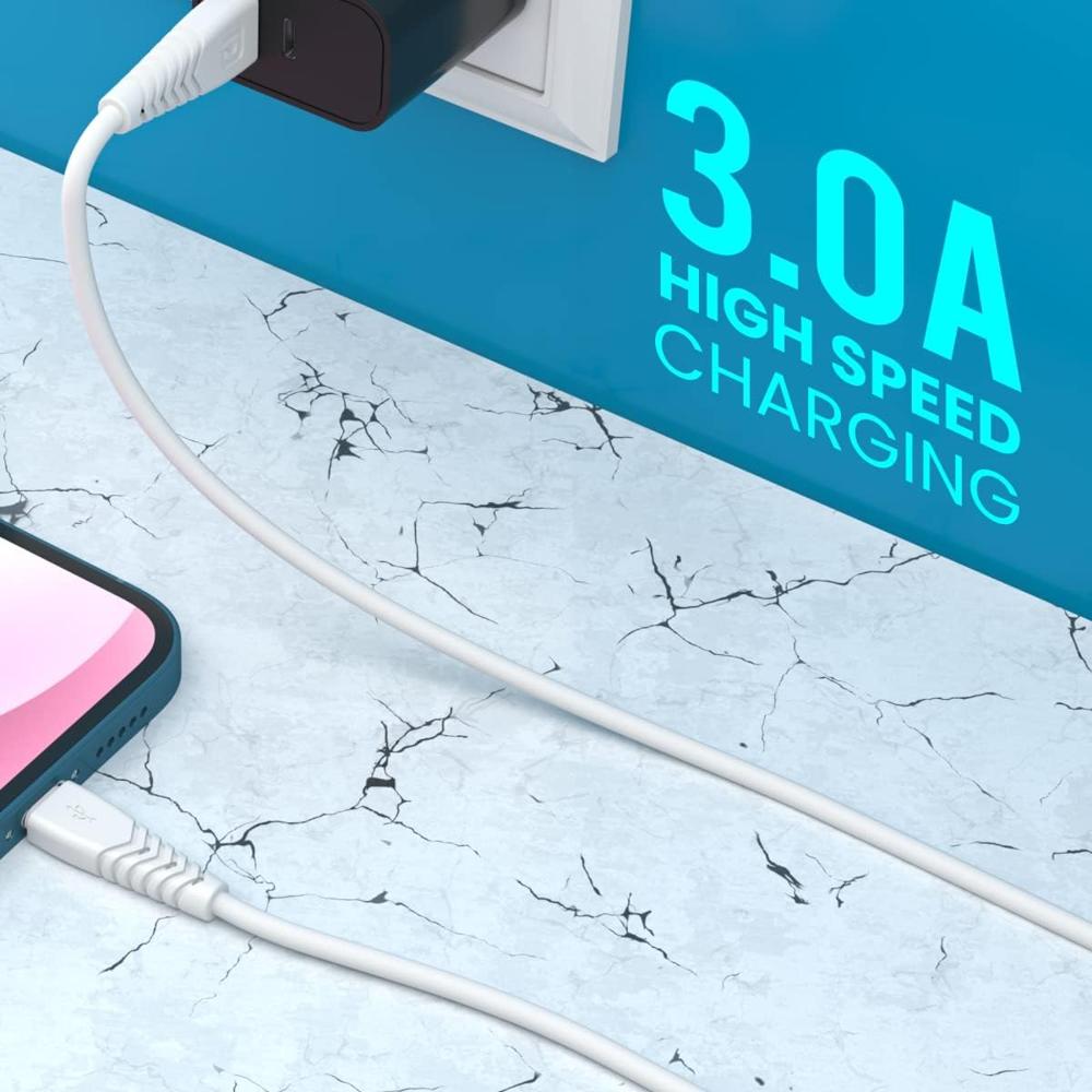 Portronics Konnect Core II 3A Fast Charging 1M USB Type-C Cable for All Type C Smartphones