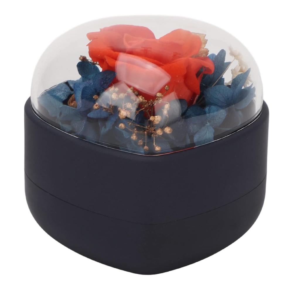 Heart Shap Ring Box - Color: Red