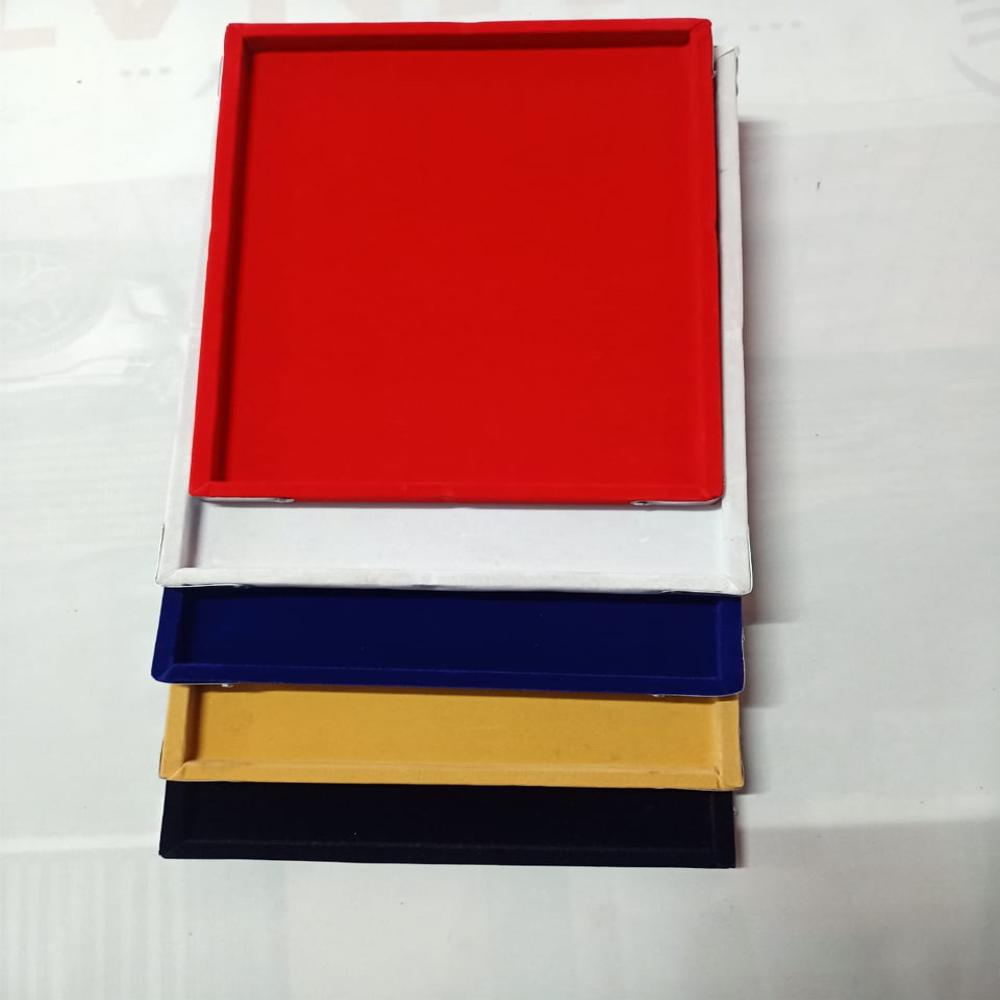 Velvet Jewellery Display Trays - Velvet Material, Blue Color | Eco-friendly, Simple Control For Industrial Use, 1-year Warranty