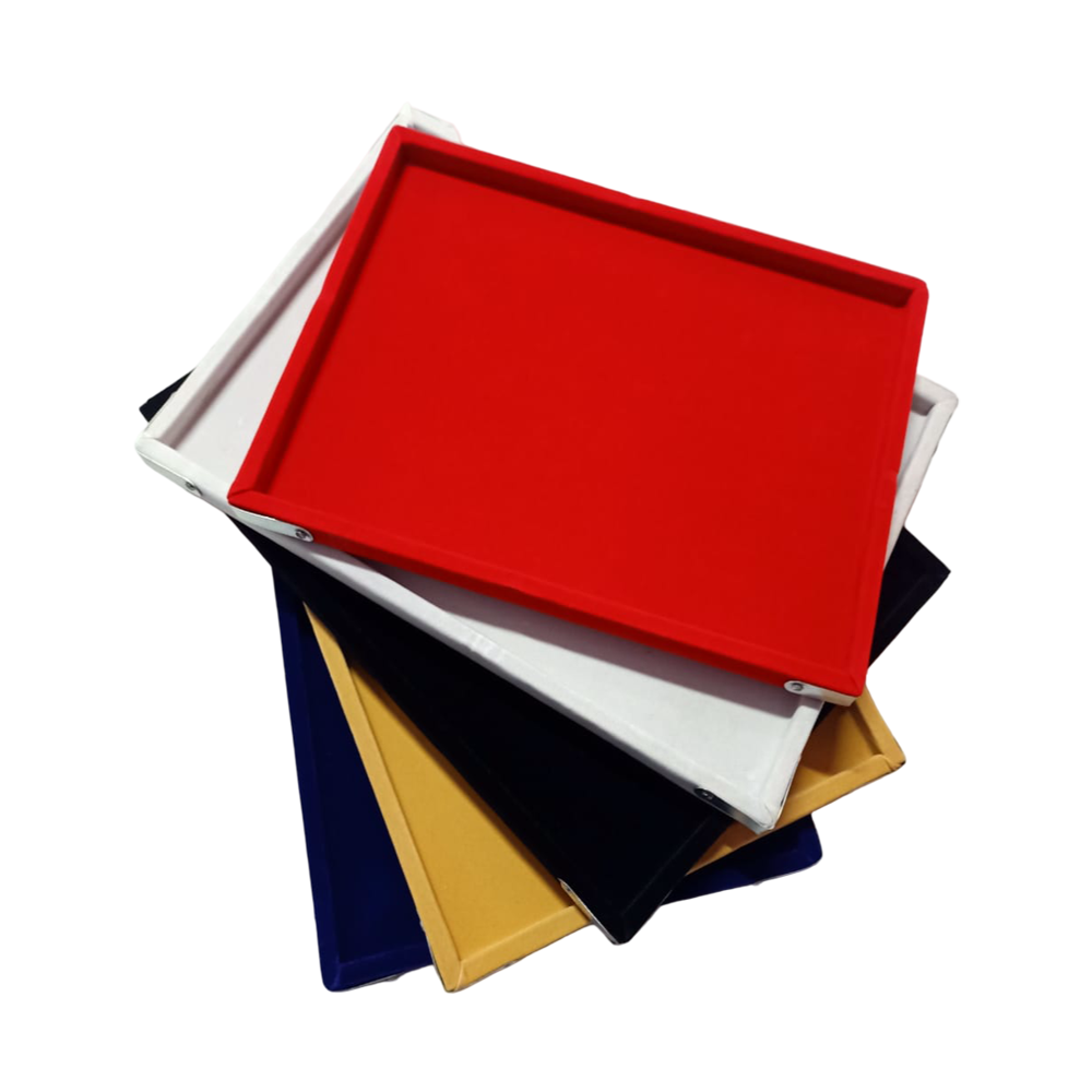 Velvet Jewellery Display Trays - Velvet Material, Blue Color | Eco-friendly, Simple Control For Industrial Use, 1-year Warranty