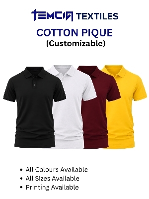 Cotton Pique Premium Polo T-Shirt