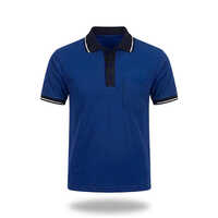Blue School Uniform Polo T-Shirt (Cotton Blend)