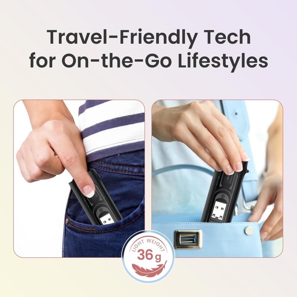 Portronics Snapcase 4 60W Multifunctional Fast Charging Data Cable Transparent Kit, Conversion Set USB A & Type C to Male