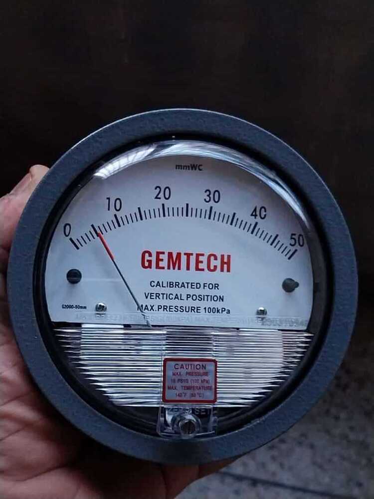 GEMTECH Differential Pressure Gauge Wholesalers In Uluberia Industrial Park West Bengal