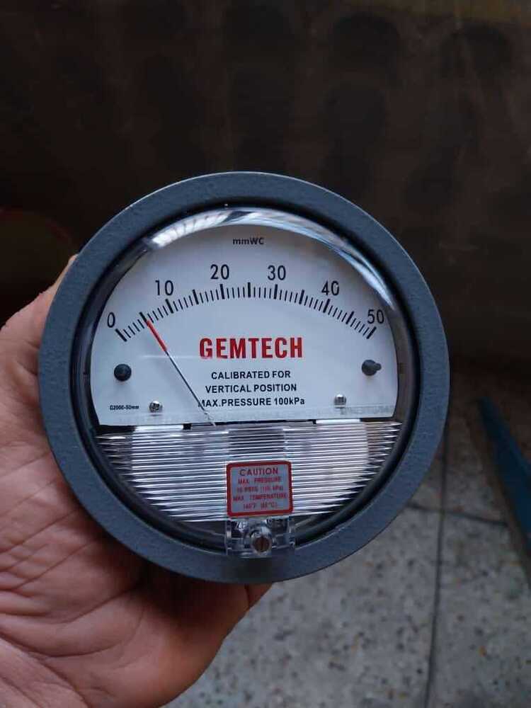 GEMTECH Differential Pressure Gauge Wholesalers In Uluberia Industrial Park West Bengal