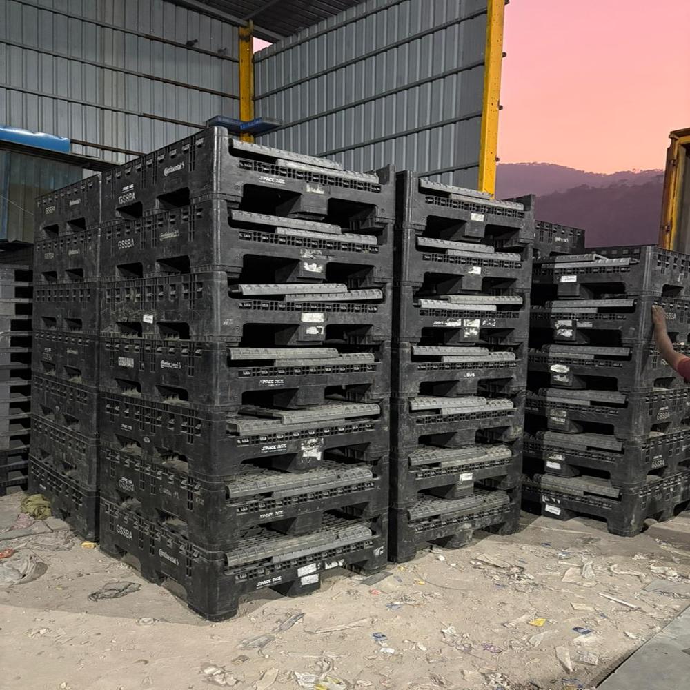 Collapsible Plastic Pallet Solid Box