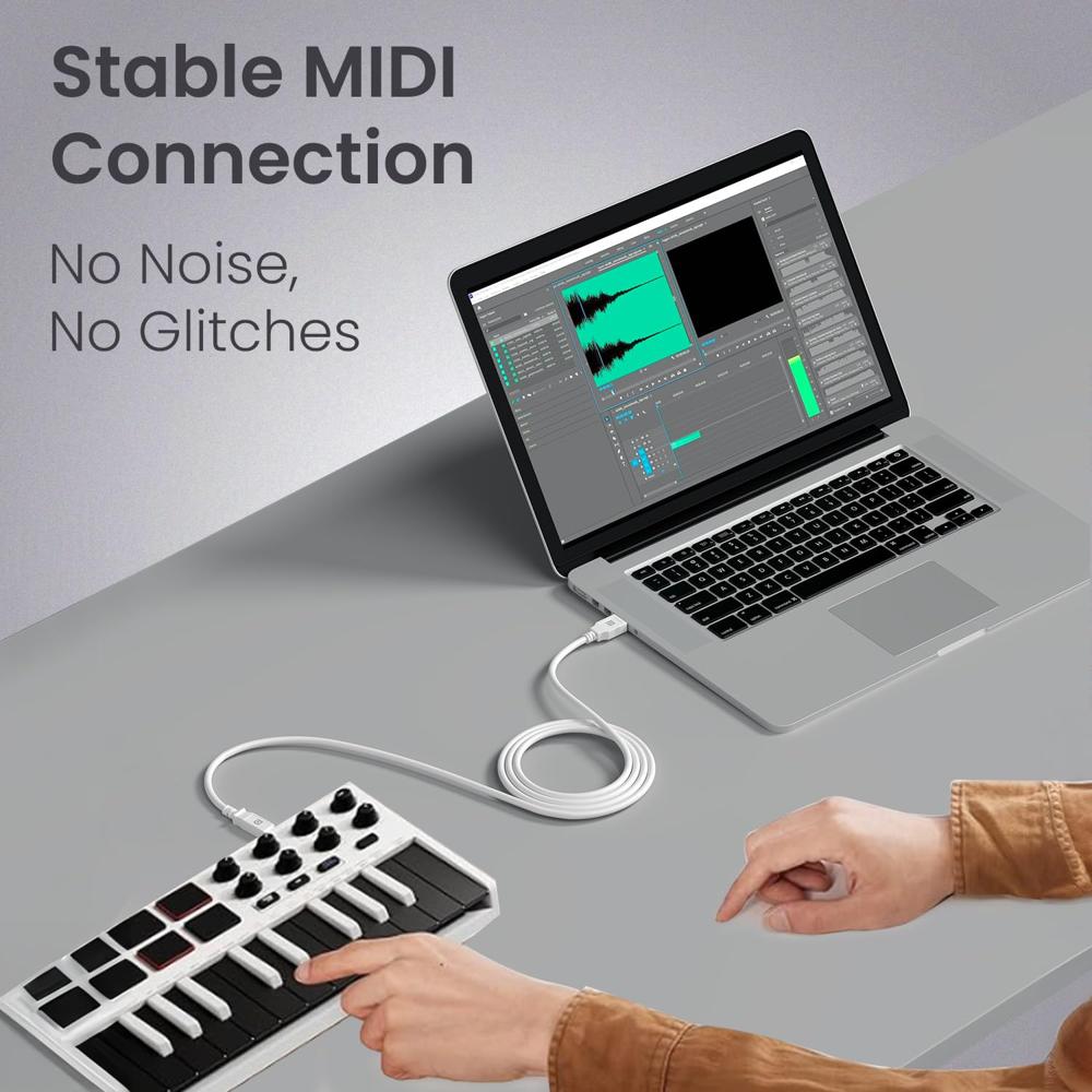 Portronics PrintLink 3 Printer Cable with USB Type-A to USB Type-B Male Connectors, 3 Meters / 10 Ft Long, High-Speed Transfer