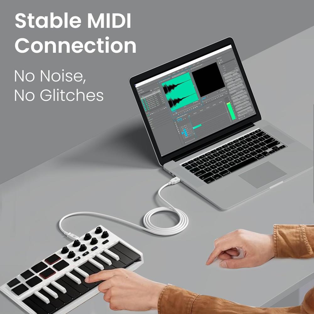 Portronics PrintLink 5 Printer Cable with USB Type-A to USB Type-B Male Connectors, 5 Meters / 16.5 Ft Long, High-Speed