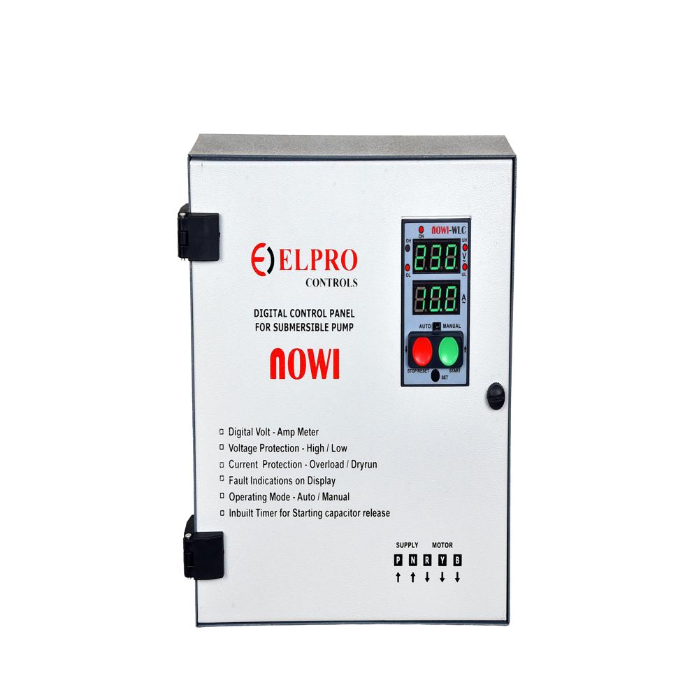 NOWI-WLC : Single Phase Digital Control Panel With Water Level Controller