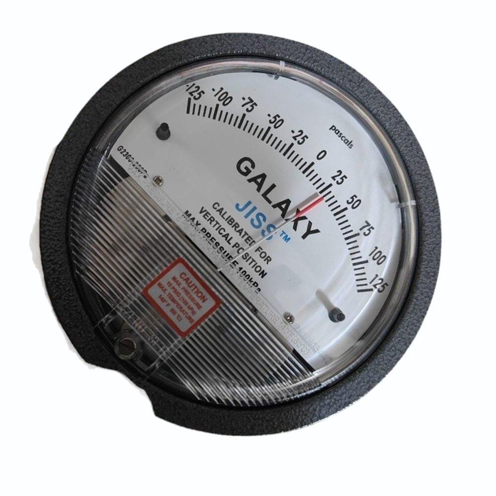 GALAXY DIFFERENTIAL PRESSURE GAUGE RANGE 125-0-125 PASCALS