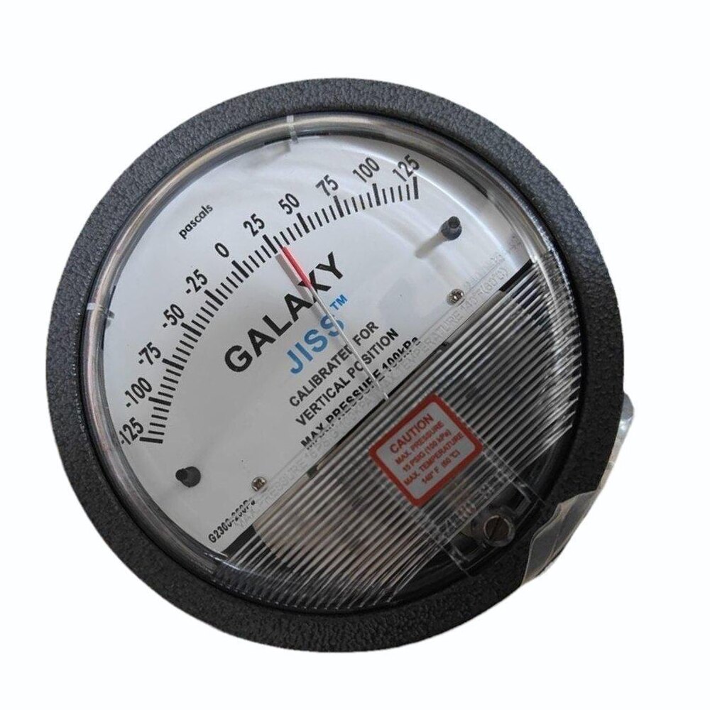GALAXY DIFFERENTIAL PRESSURE GAUGE RANGE 125-0-125 PASCALS